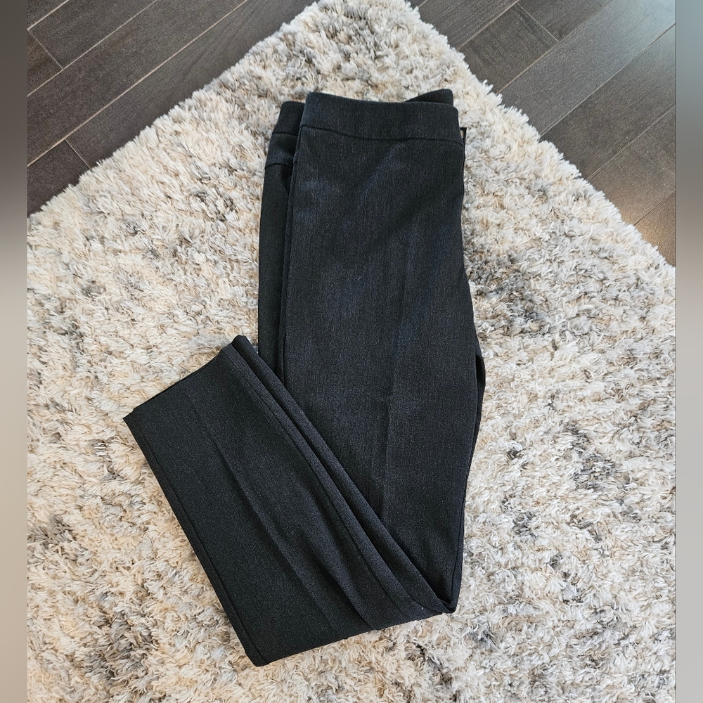 Ecru Slim Fit Grey Pants